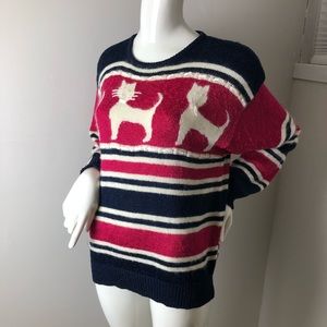 Vintage 80’s Cat theme Pullover Sweater M
